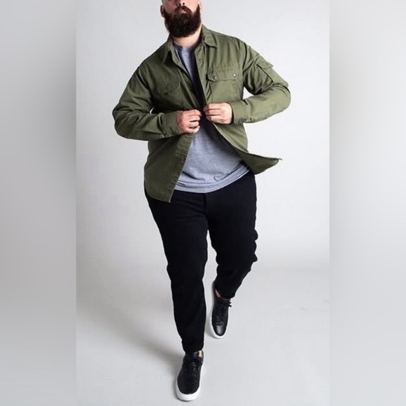 Good Counsel Big and Tall‎ Plus Size Malone Stretch Jeans Size 68/34 Black - NWT - Picture 2 of 11